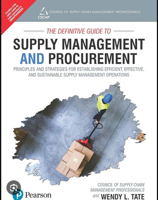 The definitive guide to supply management principles(Paperback, Tate)