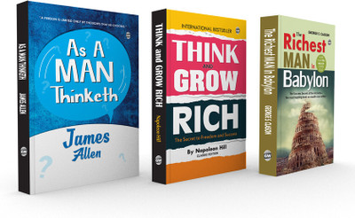Combo of 3 Classic English Novel - Think & Grow Rich, The Richest Man In Babylon and As A Man Thinketh (Paperback) :- Motivational books for wealth(Paperback, Napoleon Hill, George S. Clason, James Allen)