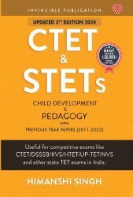 Ctet & Stets Paper 1 and Paper 2 Both  - CTET & STETs : Child Development and Pedagogy with Previous Year Papers (2011-23) | Updated 5th Edition | Himanshi Singh(English, Paperback, Singh Himanshi)