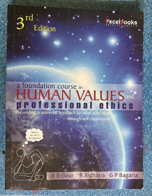 Human values and Professional Ethics(Binding, RR Gaur, R Asthana, G P Bagaria)