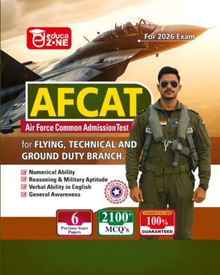 EDUCAZONE AFCAT (Air Force Common Admission Test) Complete Study Guide Book For 2026 Exam(Paperback, EDUCAZONE PANEL OF EXPERTS)