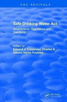 Safe Drinking Water Act (1989)(English, Paperback, Calabrese Edward J.)