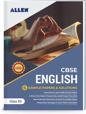 Cbse Class 12 English: Sample Papers and Solutions by Allen(English, Hardcover, unknown)