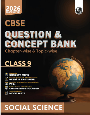 PW CBSE Question & Concept Bank (QCB) Class 9 Social Science For 2026 Exams(Paperback, PW)