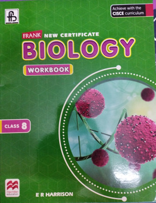 Frank new certificate biology workbook class 8(Paperback, E R HARRISON)