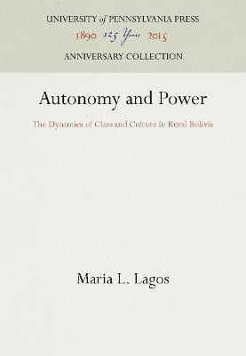 Autonomy and Power(English, Electronic book text, Lagos Maria L.)