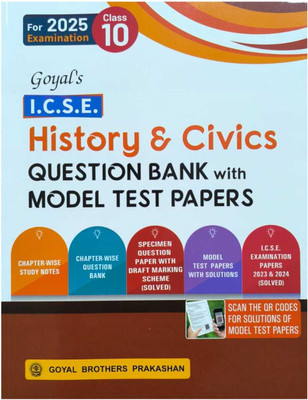 ICSE GOYAL,s Question Bank HISTORY & CIVICS-10(Paperback, Goyal Brothers Prakashan)