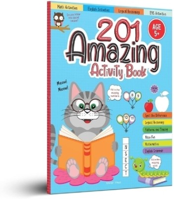 201 Amazing Activity Book - Fun Activities and Puzzles for Children Spot the Difference, Logical Reasoning, Patterns & Tracing(English, Paperback, Wonder House Books)