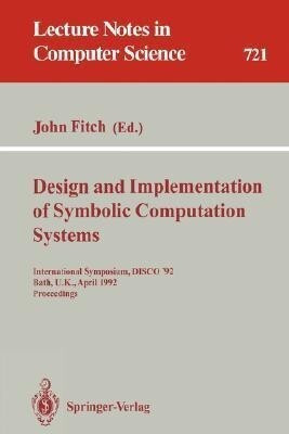 Design and Implementation of Symbolic Computation Systems(English, Paperback, unknown)