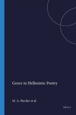 Genre in Hellenistic Poetry(English, Paperback, unknown)