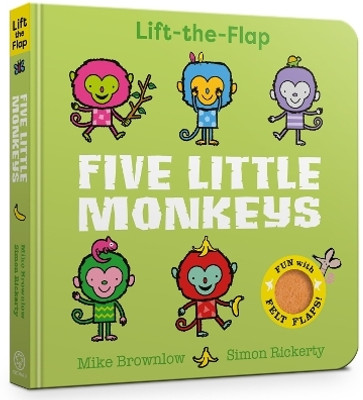 Five Little Monkeys(English, Board book, Brownlow Mike)