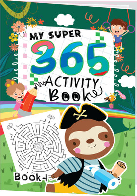 My Super 365 Activity Book: An Interactive Children's Learning and Activity Book with Fun Tasks for Every Day of the Year [Paperback](Paperback, Hello Friend Books)