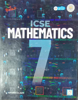Balaji, ICSE Mathematics Class 7(Paperback, Namrata Jain)