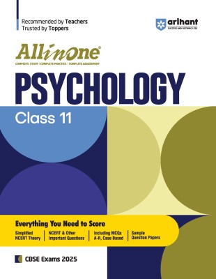 Arihant All In One Psychology Class 11th Based On Latest NCERT For CBSE Exams 2025 | Mind map in each chapter | Clear & Concise Theory | Intext & Chapter Exercises | Sample Question Papers(Paperback, Fazle Kibria)