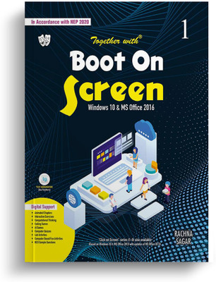 Together With Boot On Screen Windows 10 & Microsoft Office 2016 For Class 1 Computer Book(Paperback, Rachna Sagar)