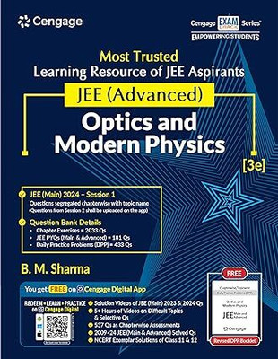 JEE Advanced Optics and Modern Physics with Free Online Assessments and Digital Content 2024(Paperback, B. M. Sharma)