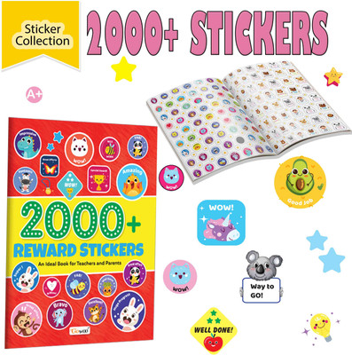 2000+ Reward Stickers : Encouraging and Fun Sticker Book, Motivational and Fun Sticker Book with Over 2000 Stickers to Boost the Morale and Reward Achievements of Kids(Paperback, GOWOO)