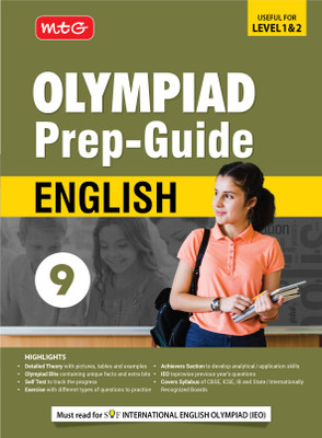 MTG Olympiad Prep-Guide Class 9 English (IEO) - Detailed Theory, Self Test with IEO Topicwise Previous Year Question Paper For SOF 2024-25 Exam(English, Paperback, MTG Editorial Board)