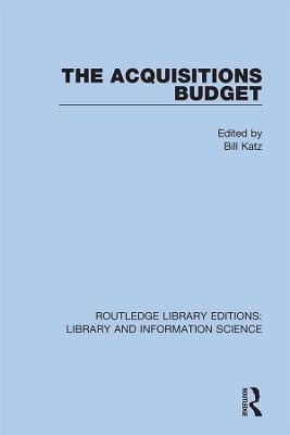 The Acquisitions Budget(English, Hardcover, unknown)