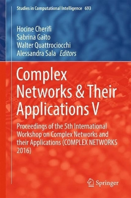 Complex Networks & Their Applications V(English, Hardcover, unknown)