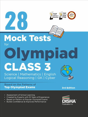 28 Mock Test Series for Olympiads Class 3 Science, Mathematics, English, Logical Reasoning, Gk & Cyber(English, Paperback, unknown)