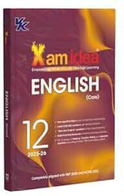 Xam idea Class 12 English (Core) | CBSE 2025–26 Edition | Mind Maps, Solved Papers & Digital Learning Tools(Paperback, Xamidea Editorial Board)