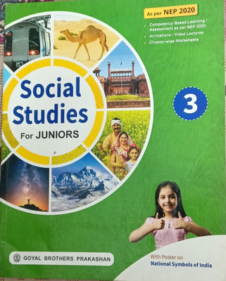 Goyal social studies for juniors 3(Pepper back, T Bhattacharjee)