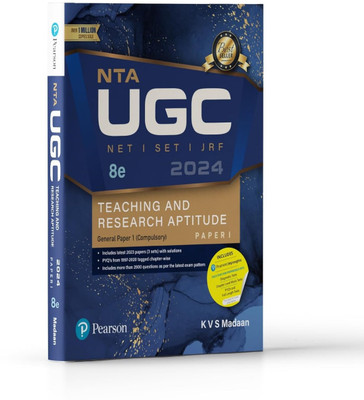 NTA UGC NET '24 Paper 1 By Kvs Madaan|Teaching And Research Aptitude Net/Set/Jrf|Includes 2023 paper (2 Sets) & 23 years chapter wise solved previous year questions|Includes 2600+ questions(Paperback, KVS Madaan) NTA UGC NET '24 Paper 1 By Kvs Madaan|Teaching And Research Aptitude Net/Set/Jrf|Includes 2023 paper (2 Sets) & 23 years chapter wise solved previous year questions|Includes 2600+ questions(Paperback, KVS Madaan)