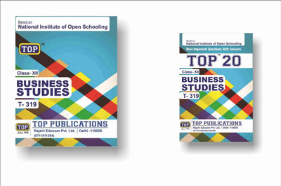 TOP NIOS Class 12 Business Studies 319 Guide + TOP 20 Most Important Question Answers (Mini Book) - Set of 2 Books(Paperback, TOP Publications) TOP NIOS Class 12 Business Studies 319 Guide + TOP 20 Most Important Question Answers (Mini Book) - Set of 2 Books(Paperback, TOP Publications)