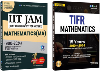 IIT JAM Mathematics & TIFR Mathematics  - 2026 [Set Of 2 Books] | Topic-wise Solved Papers with Explanations| Chapterwise Solved Papers | Best for IIT JAM / TIFR / CUET / CSIR UGC NET / GATE MSc BSc Maths Entrance Exams | Two Brothers Publications(Paperback, IFAS Publication)