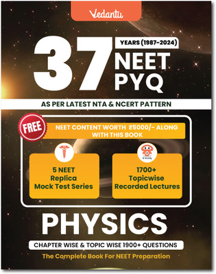 Vedantu NEET Physics PYQ Book | 37 Years Chapterwise & Topicwise Solved Papers(English, Hardcover, unknown)
