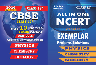 CBSE 10 Years' Solved Papers, Yearwise (PCB) (2016-2025) Class 12 + NCERT Exemplar Problems Solutions (PCB) Class 12th(Paperback, unknown) CBSE 10 Years' Solved Papers, Yearwise (PCB) (2016-2025) Class 12 + NCERT Exemplar Problems Solutions (PCB) Class 12th(Paperback, unknown)