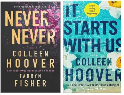 NEVER NEVER + IT STARTS WITH US(Paperback, Colleen Hoover)
