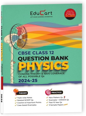 Educart CBSE Question Bank Class 12 Physics 2024-25(Paperback, Educart)