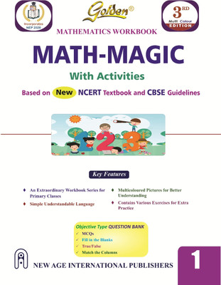 Golden Mathematics Workbook Math-Magic with Activities (Based on NCERT Textbook) for Class -1(Paperback, Vohra, Jitesh)