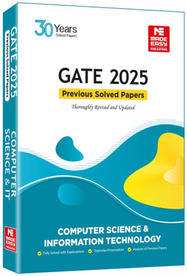 GATE-2025: Computer Science and IT Previous Year Solved Papers(Paperback, MADE EASY Editorial Board)