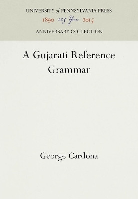 A Gujarati Reference Grammar(English, Electronic book text, Cardona George)