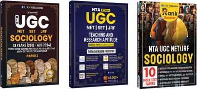 UGC NET Sociology  - Paper 2, Mock Test & UGC NET Paper 1 Books 2025 [Set Of 3 Books] | Complete Study Material Previous Year Solved Papers (2012 to 2024), 10 Mock Test and Practice Questions | Best PYQ Books for NTA-UGC-NET/JRF and SET Sociology Exam | Two Brothers Publications(Paperback, IFAS Publ