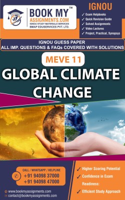 MEVE 11 GLOBAL CLIMATE CHANGE | IGNOU GUESS PAPERS(Paperback, BMA PUBLICATION)