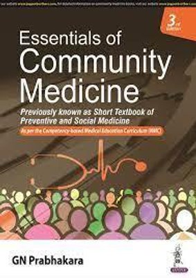 Essentials of Community Medicine(English, Paperback, Prabhakara GN)