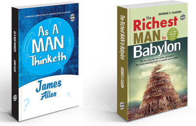 The Richest Man In Babylon and As A Man Thinketh (Paperback) : Classic English Novel, Wealth-building books, Classic Motivational books | Combo of 2 Novels(Paperback, George S. Clason, James Allen)