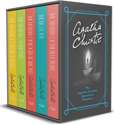 Agatha Christie Mysteries 5 Books Collection Set Volume-1 - Hercule Poirot Series (The Big Four, The Murder of Roger Ackroyd, The Murder on the Links, The Mysterious Affair at Styles,The Mystery of the blue Train)(Paperback, Agatha Christie, Wilco International LLP)