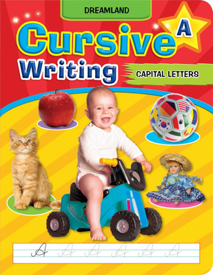 Cursive Writing Book (Capital Letters) Part A  - Step-By-Step Handwriting Practice With A–Z Uppercase Letters | Improve Writing Skills For Ages 3–7(English, Paperback, unknown)