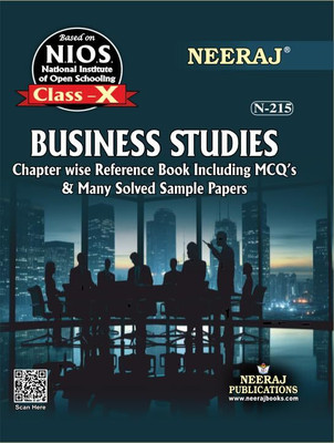 Neeraj NIOS Class 10 Business Studies N 215 Chapter Wise Reference Book Including Many Solved Sample Papers Based On National Institute Of Open Schooling(Paperback, Neeraj Publications)