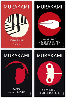 Haruki Murakami 4 Books Collection Set (The Wind-Up Bird Chronicle, What I Talk About When I Talk About Running, Norwegian Wood and Kafka On The Shore)(Paperback, Haruki Murakami)