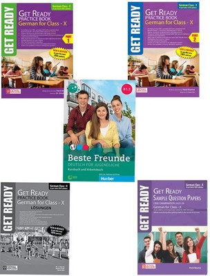 Beste Freunde B1.2 Textbook+Workbook With 2CDs+Get Ready German Practice Book Part 1 &2- Textbook +losungen+ Sample paper 2023-24(Paperback, Manuela Georgiakaki,) Beste Freunde B1.2 Textbook+Workbook With 2CDs+Get Ready German Practice Book Part 1 &2- Textbook +losungen+ Sample paper 2023-24(Paperback, Manuela Georgiakaki,)