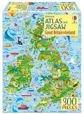 Usborne Atlas & Jigsaw Great Britain & Ireland(English, Paperback, Smith Sam)