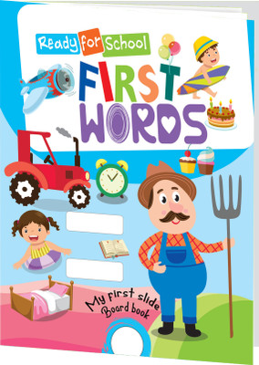 Ready For School First Words  - Ready for School: First Words - Slide and See Board Book [Board book](Hardcover, Hello Friend Books)