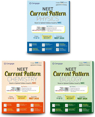 NEET Current Pattern: Physics, Chemistry & Biology Combo Set of 3 Books(Paperback, cenegage)