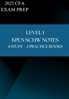 2025 exam prep  - CFA Level 1 Books 2025 Complete Study Package, 6 Books, Question Banks(Paperback, Kaplschw)
